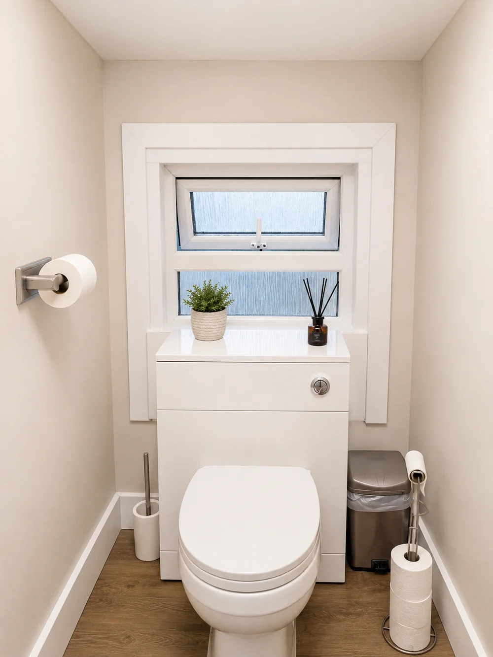 Guest WC facilities at Cedars House